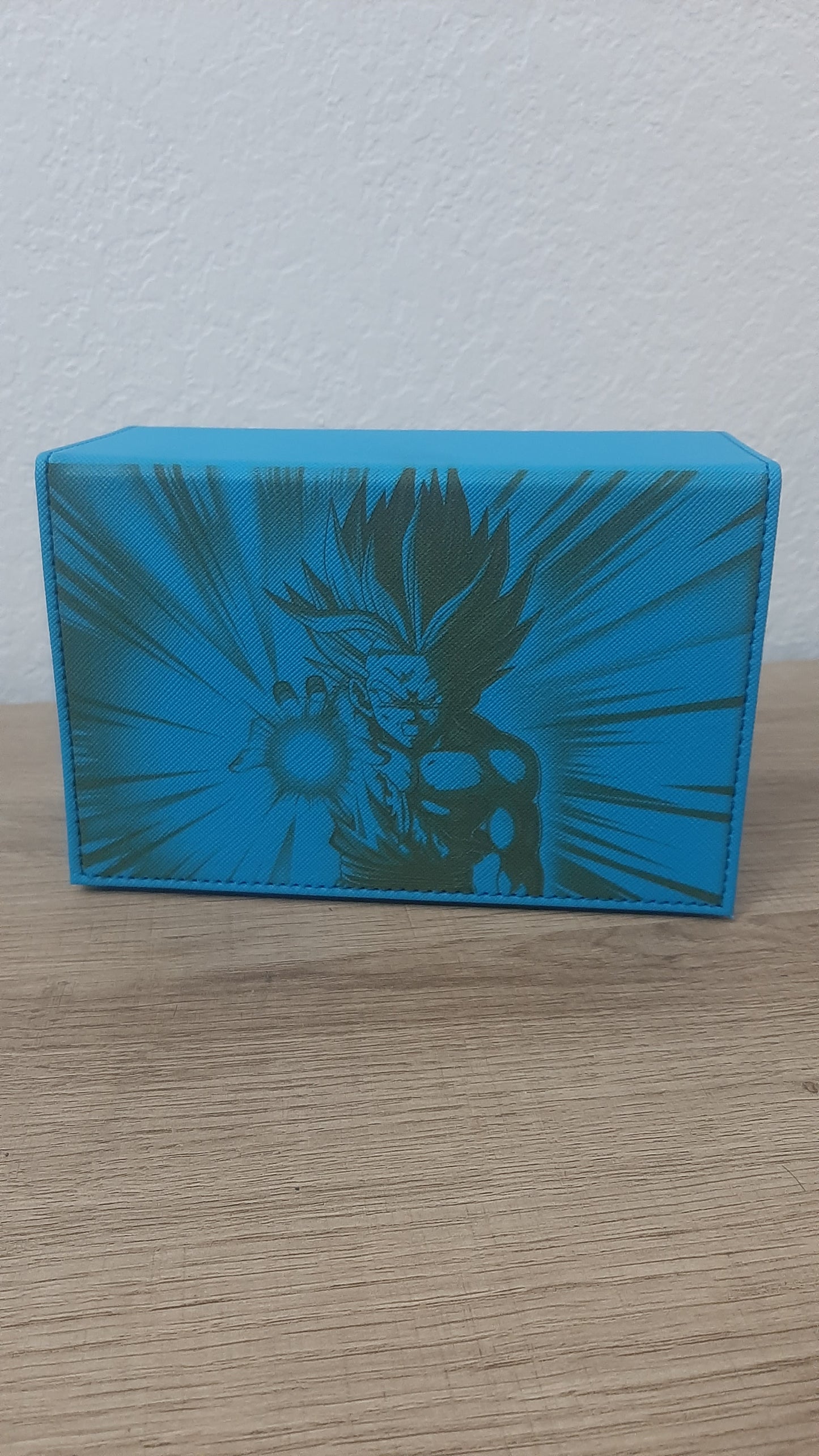 Laser-etched "Final Blow" Trading Card Game Deck box